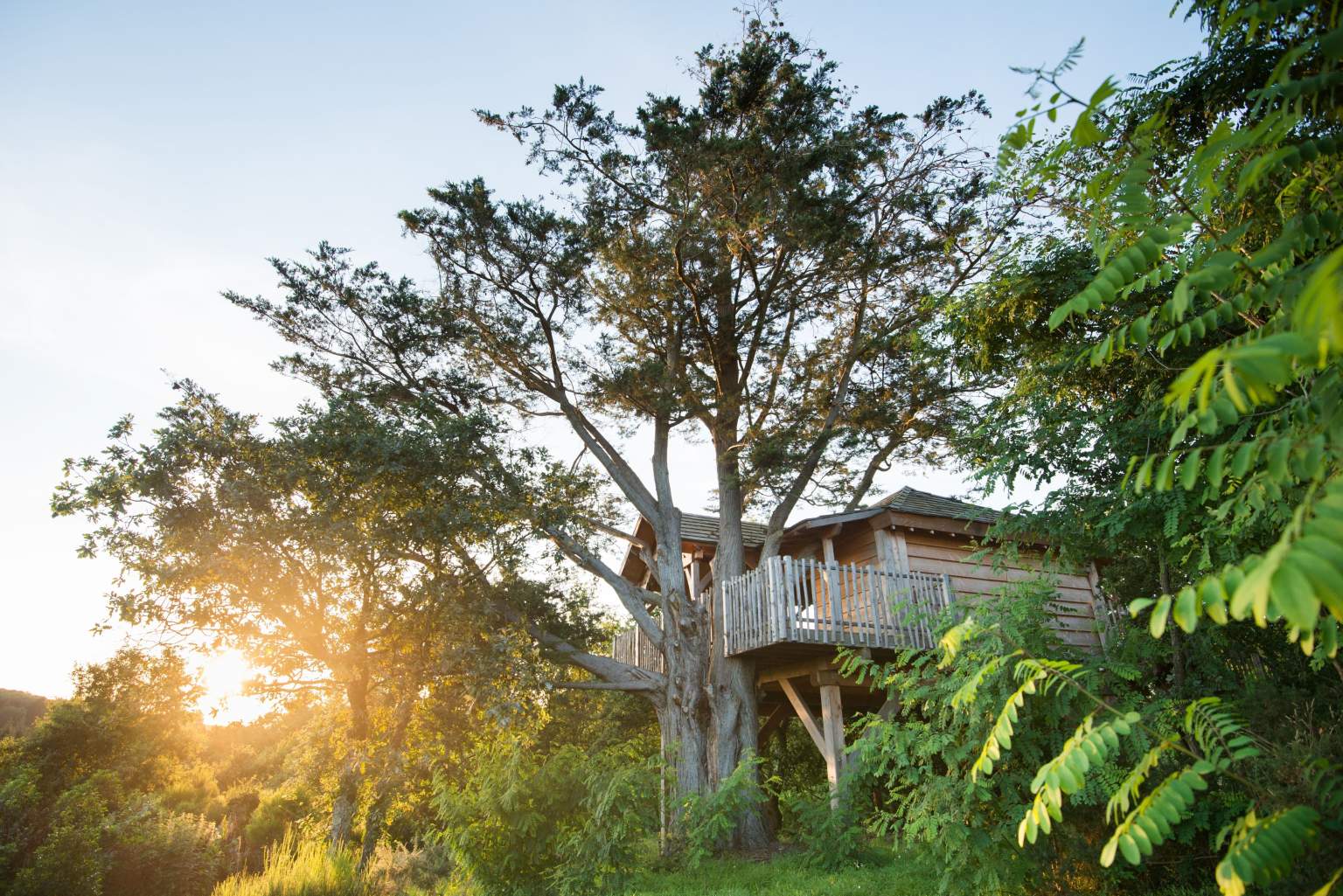 Cabane de La Grée Des Landes Yves Rocher Eco-Hôtel Spa insolite dans le Morbihan