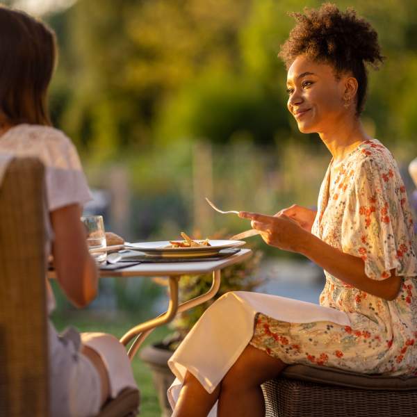 Les Jardins Sauvages in La Gacilly Organic Restaurant Brittany